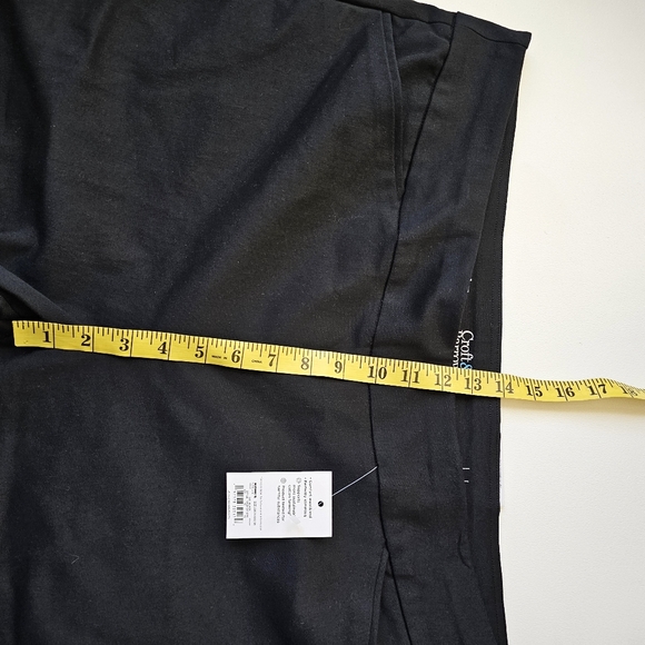 NWT Croft & Barrow The Effortless Stretch Capri Pants Black 20W - Picture 6 of 11